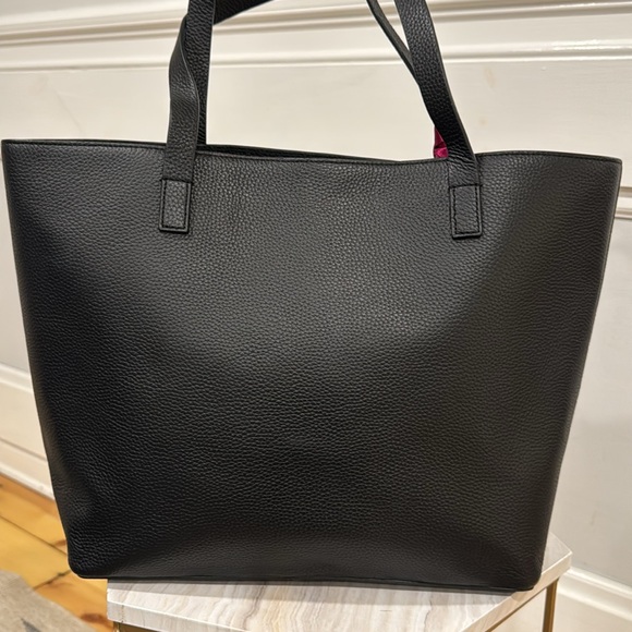 Kate Spade Bag Yours Truly Ombré Heart Pebbled Leather Large Tote - Picture 7 of 17